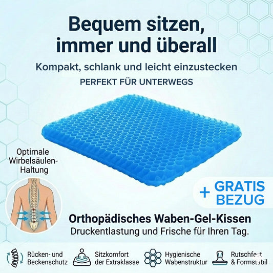 Sitzkissen für unterwegs - perfekte, kleine Größe