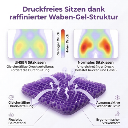Ergonomisches Gel-Sitzkissen