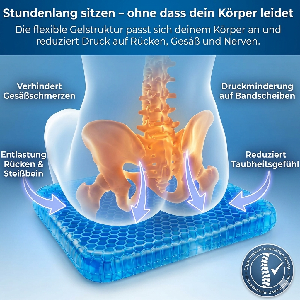 Sitzkissen für unterwegs - perfekte, kleine Größe