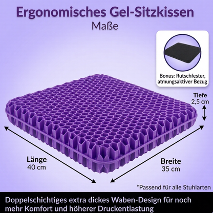 Ergonomisches Gel-Sitzkissen