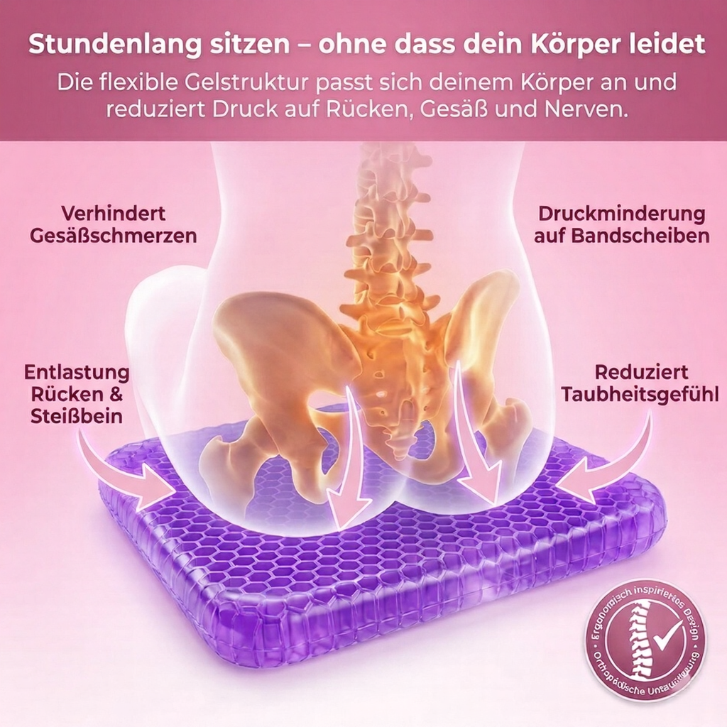 Ergonomisches Gel-Sitzkissen für die Beste Mama